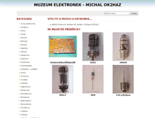 Tablet Screenshot of muzeum.elektronek.cz